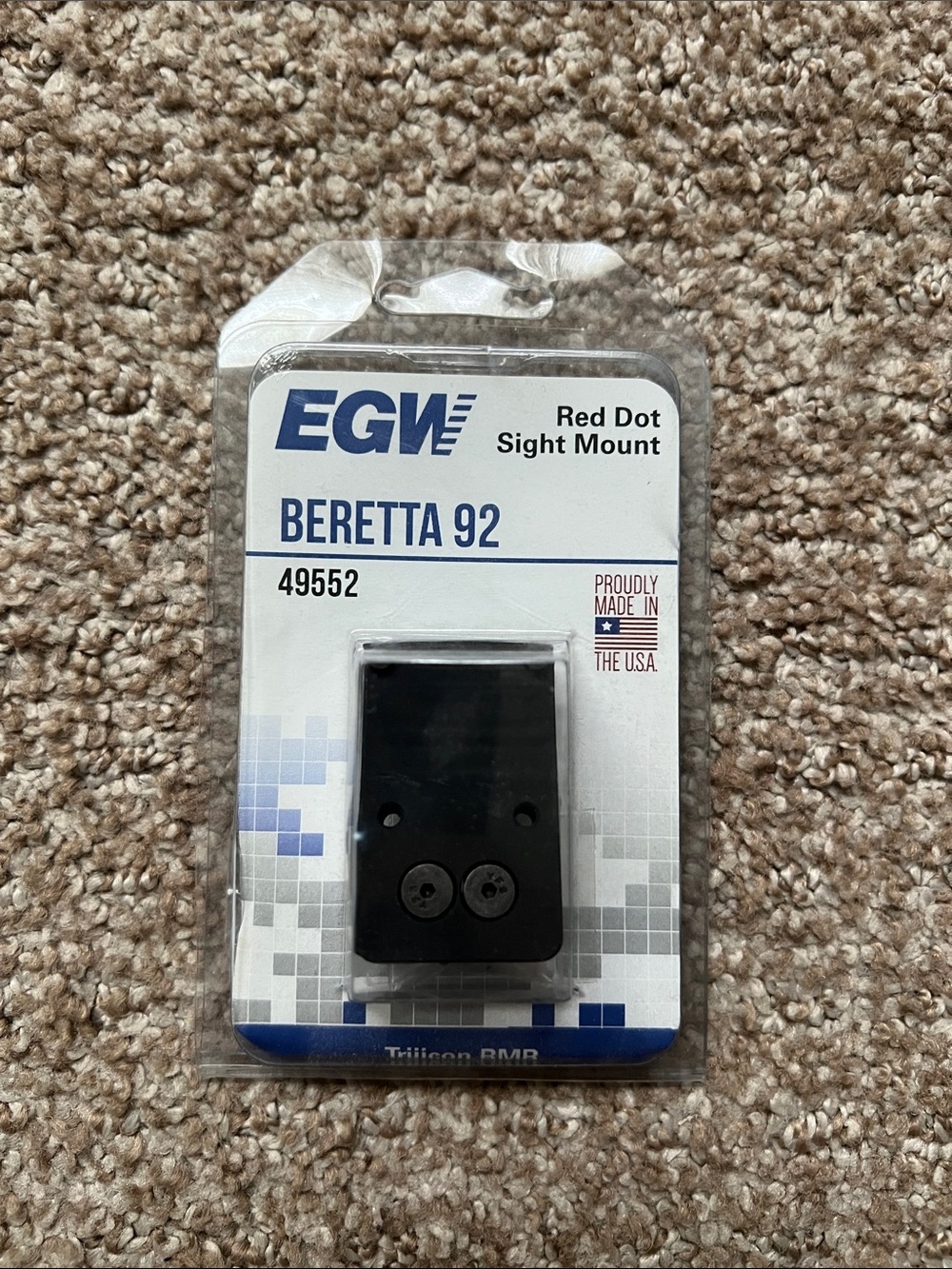 Beretta 92 red dot sight mount